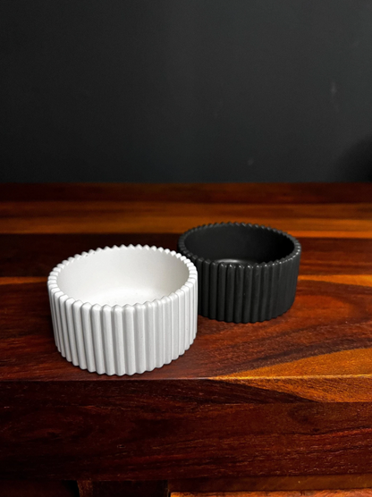 Kleines handgefertigtes Keramik-Dekoschüsselchen | in weiß und weitere Farben | minimalistisch | wasserfest