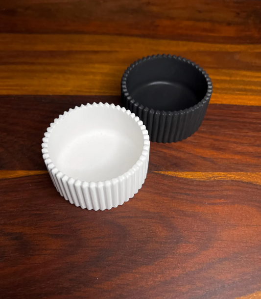 Kleines handgefertigtes Keramik-Dekoschüsselchen | in weiß und weitere Farben | minimalistisch | wasserfest