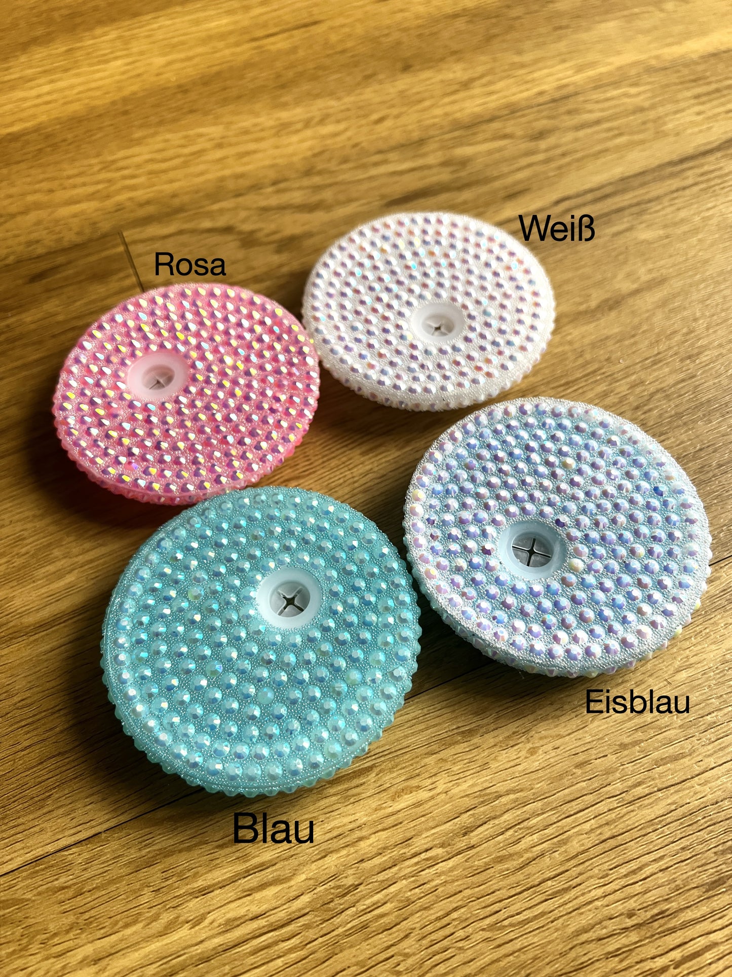 Glitzer Kunststoffdeckel verschiedene Farben für 16 oz (500ml) Trinkgläser | Zubehör für Glasbecher