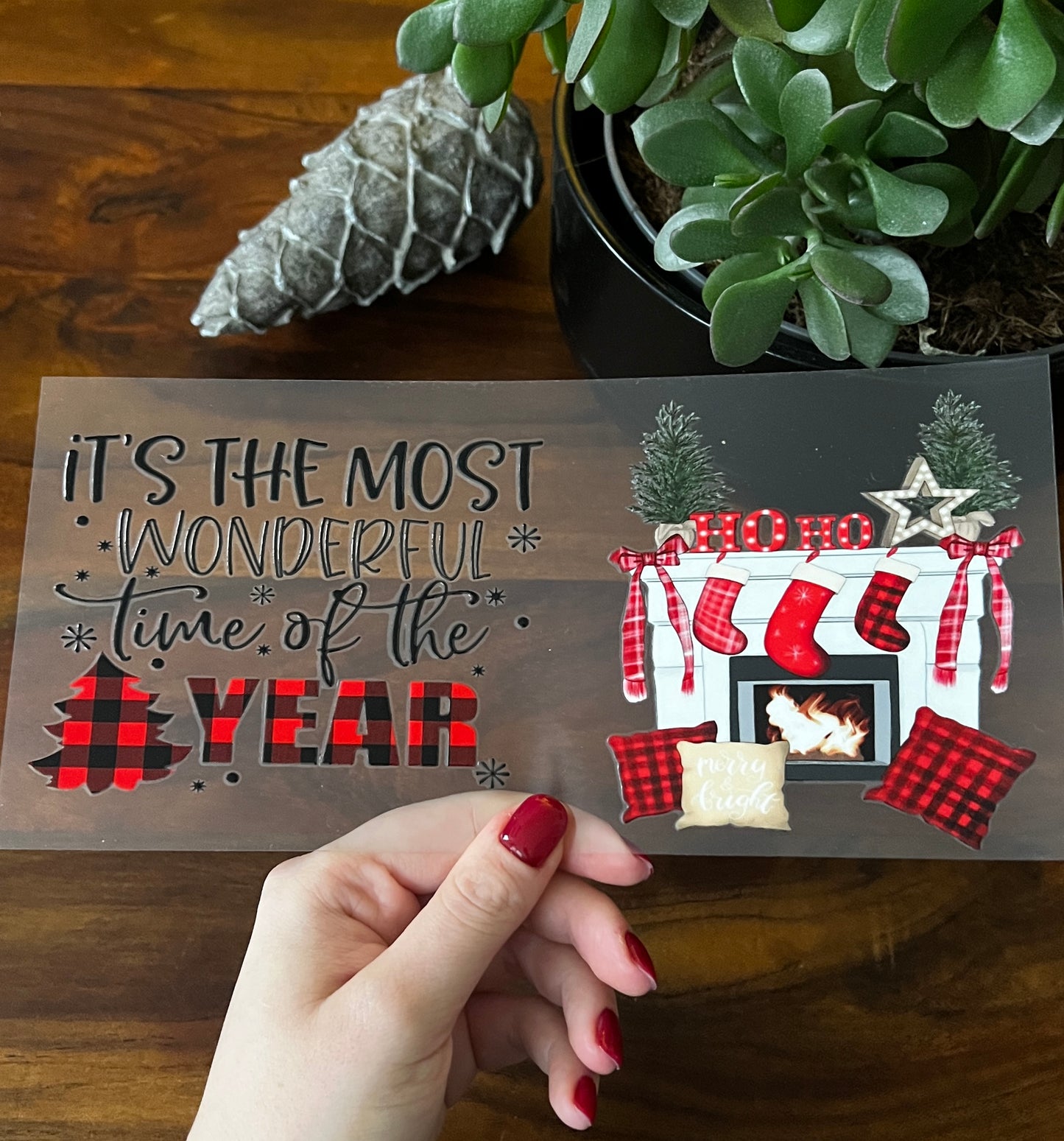 [ Doppelseitig ] 500 ml Trinkglas mit Deckel und Strohhalm | most wonderful time